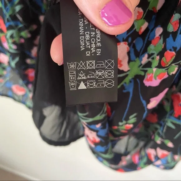 Zara Multicolor Floral Pleated “Annie” Mini Dress - Picture 13 of 15